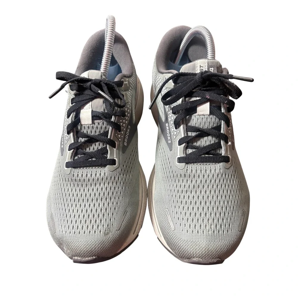 Brooks Ghost 14 Shoes Mens‎ Size 8.5 Extra Wide Gray Running Sneakers Comfort